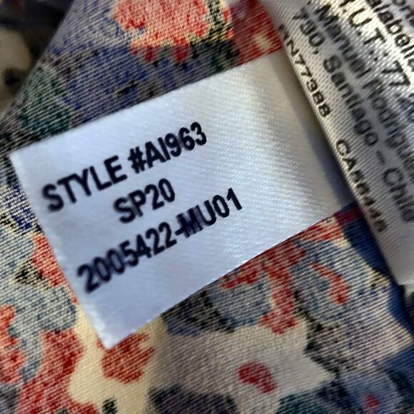 J Crew Mens Size M Spring Floral Short Sleeve Button Front Slim Fit Shirt Top - Picture 11 of 11